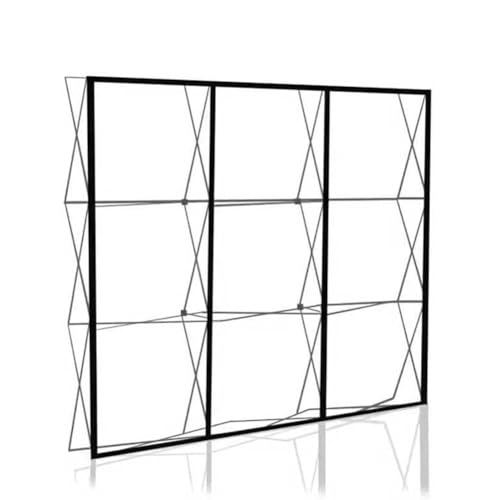 Stand de toile de fond tissu noir 37x22 cm pour exposition et anniversaire