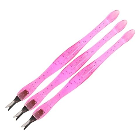 Beatifufu 3Pcs Nail Art Tools Cuticle Trimmer Remover Pusher for Manicure and Pedicure Dead Skin Removal Fork Nail Care Kit Cover