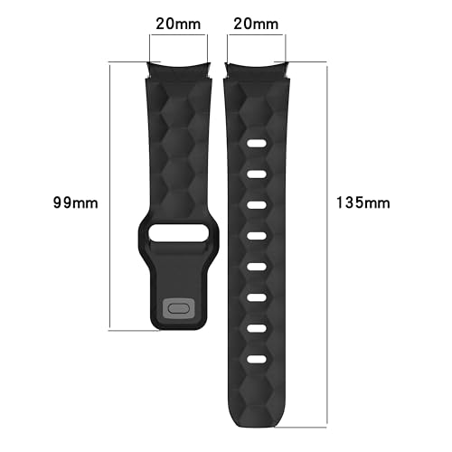 Image of WRIGSS Silicone Strap Compatible with Samsung Galaxy Watch 7 6 5 4 FE - No Gap Football Texture Band, Soft & Durable Replacement Wristband for 40mm 44mm Standard & Classic Models - Men & Women