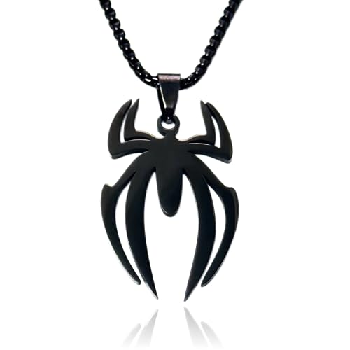 Spider Man Necklace for Women Daily Wear,Cosplay and Ideal Pink Gift for Spider Man Fans Chain