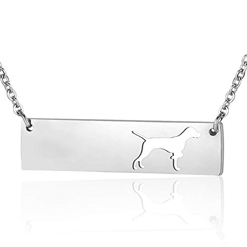 Collar de perro para amantes de los caninos, joyería temática de moda para mujer