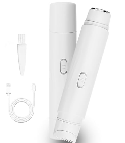 Tondeuse à cheveux corps et aisselles rasoir électrique femme blanc