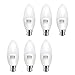 Produktbild B22 LED Glühbirnen, MayJazz C37 SES Kleine Edison Schraube LED Glühbirnen, 6W (entspricht 60W), 500LM, 6500K Tageslicht weiß, Nicht Dimmbar - 6er Pack