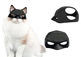 Generic Cat Bat Cosplay Hat, Mask for Halloween, Handmade Cat Hat (Black, 2 inches)