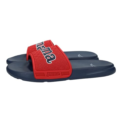Joma SLANDS2406 Chanclas de Verano para Hombres en Color Rojo, Chanclas para Playa y Piscina, Modelo de Pala y Piso Antideslizante Hombre Sandalias Rojo 44