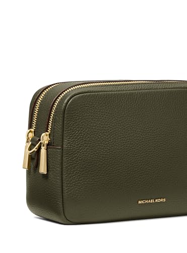 Image of Michael Kors Bryant Medium Double Zip Chain Camera Crossbody Bag