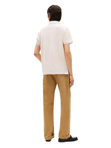 Image of Tommy Hilfiger Men's Short Sleeve Polo Shirts in Regular Fit With Stretch and Organic Pique Cotton