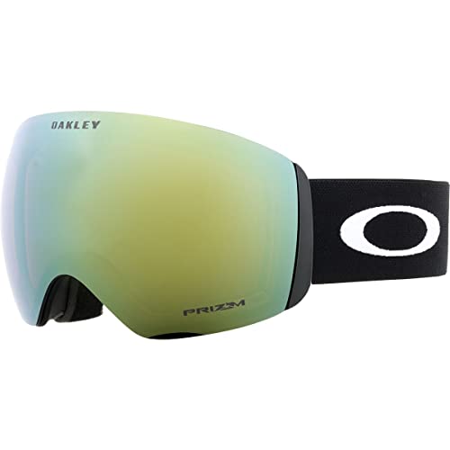 Oakley Maschera da Sci Flight Deck Prizm, Matte Black-prizm Sage Gold, (0OO7050)