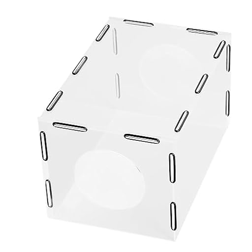 Caja de Polvo para Pulidora de Mesa, Acrílico Altamente Transparente con 2 Orificios, Cubierta Fija con Banda de Goma, Caja de Polvo para Pulido a Mano, Fácil de Instalar, | Ya disponible en tu tienda friki favorita! En mundofriki.es!