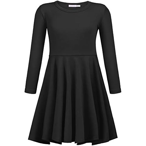 Trudge Girls' A-Line Long Sleeve Dress Cover
