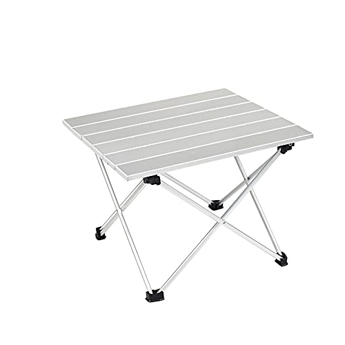 Ultralekki składany stół kempingowy ze stopu aluminium o wysokiej gramaturze Przenośne biurko obiadowe na zewnątrz na rodzinne spotkania i imprezy lekkie i idealne do podróży i na kemping