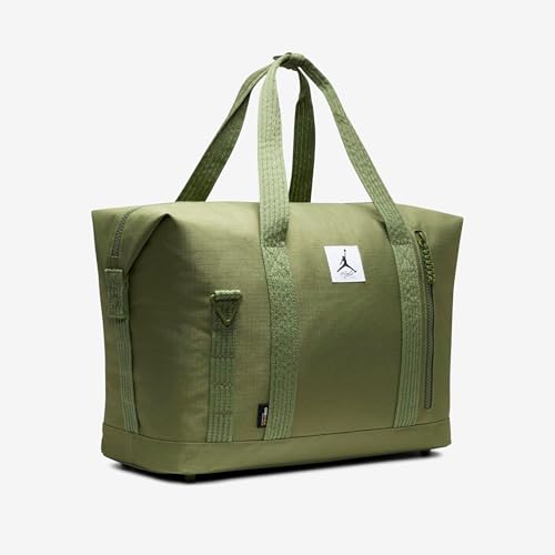Jordan Jam Flight Duffle Men's Weekender Bag (Jam Flight Duffle, Weekender Bag, Olive, one size)2