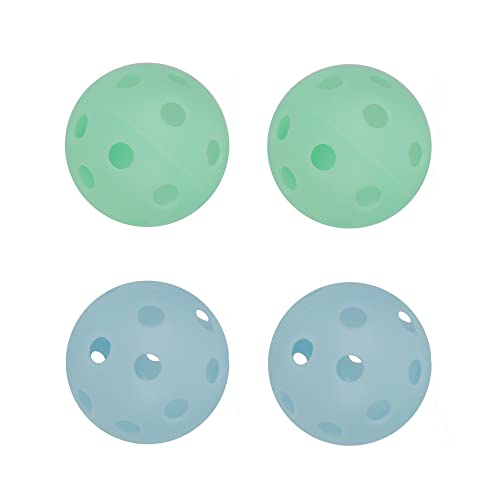 Juegoal Game Balls Glow in Dark, Outdoor Giant Yard Game Plastic Balls, 4 Stück Cover