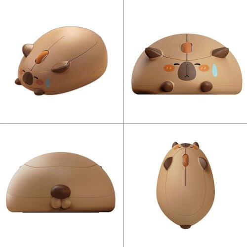 Ratón óptico Bluetooth Capybara, ideal para estudiar o trabajar donde tú quieras 3