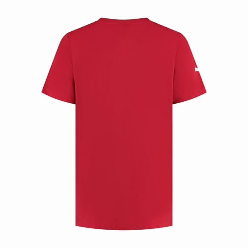 Camiseta PUMA Ferrari de niños con cuello redondo y el gran logo de Scudetto 2