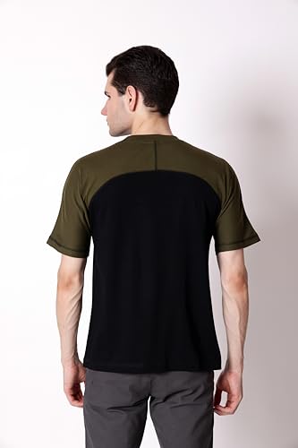 Image of Trendy Men's Round Neck T-Shirt Pure Pre Combed Cotton Bio-Washed 3D Print (STM-003)