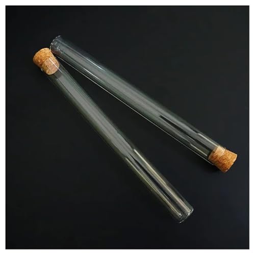 Tubes à essai en verre résistant à la pression avec bouchon fond plat 20x200