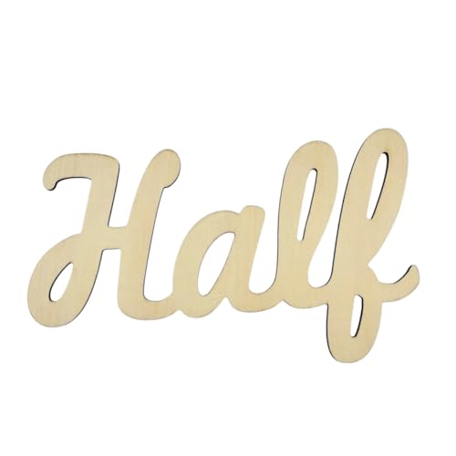 kokoni yؐ n[to[Xf[zؐMLHalfyhalf n[t HAPPY HALF BIRTHDAY N 6 a t  EH[fR I[ig CeA DIY p[eB j ؐK[h wood ؁z