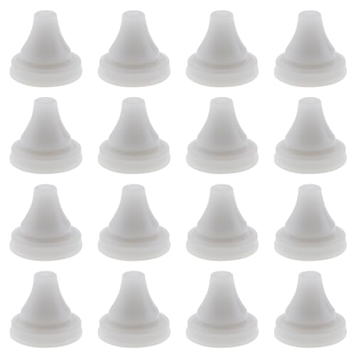 ECSiNG 50 PCS Shower Nozzles Replacement Part, Shower Head Replace Parts Silicon Nozzle Suitable for Shower Hole Diameter 4mm (Grey)