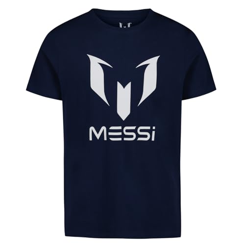 Image of Messi Men's Wingstar Logo Tee, Lifestyle Short Sleeve T-Shirt | Standard Fit with Graphic