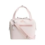 Stanley 1913 All-Day Julienne Mini Cooler Bag 7L - Easy-Carry Top Handle - 100% Recycled Polyester - Hinge Top Zip Opening - Adjustable Shoulder Straps - Stretch-Mesh Side Pockets - Rose Quartz