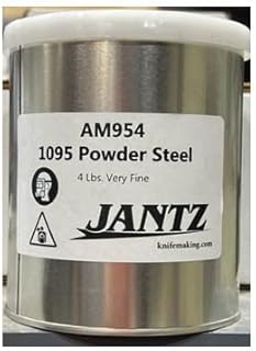 Jantz USA 1095 Powder Steel - Very Fine, 325 Mesh, 4 Lb. Container, Used For Making Canister Damascus