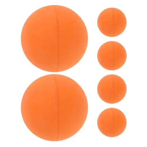 Balones de ráquetbol de goma naranja pack de 6 pelotas de squash huecas resistentes