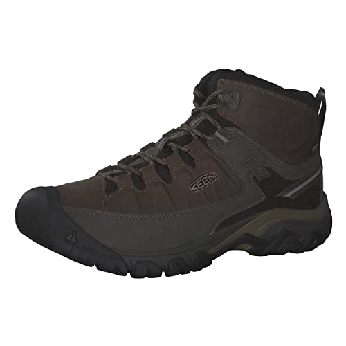 A photo of KEEN Men's Targhee 3 Mid Height Waterproof Hiking Boots.