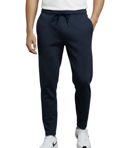 Image of Khakey Men's Black Regular Fit Cotton Plus Size Track Pant|Regular Fit Track Pants|Cotton Trackpant for Men|Solid Trackpants Men Combo
