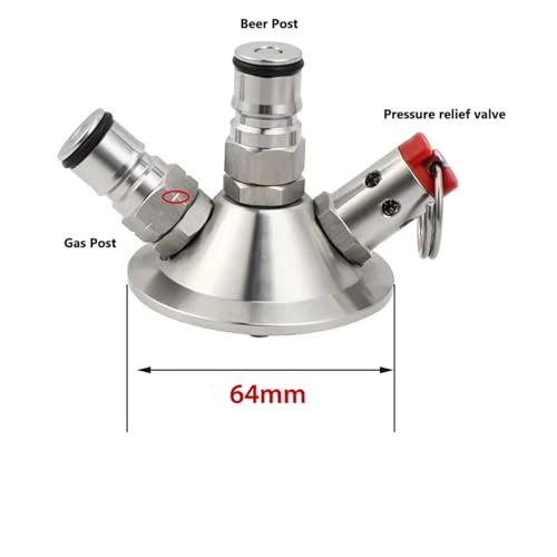 Cabezal de roscado para conversión de barril comercial a Tri-Clamp 3