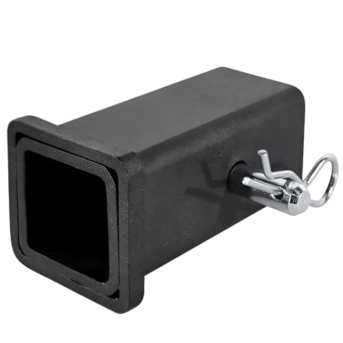 Image of Trailer Hitch Adapter 2-1 /2 inch to 2 inch Hitch Reducer Sleeve | Includes 5 /8 inch Pin & Clip, Large to Small, Fits Tractor,RV,Truck,Bike Rack & Cargo Carriers, Durable Carbon Steel Construction
