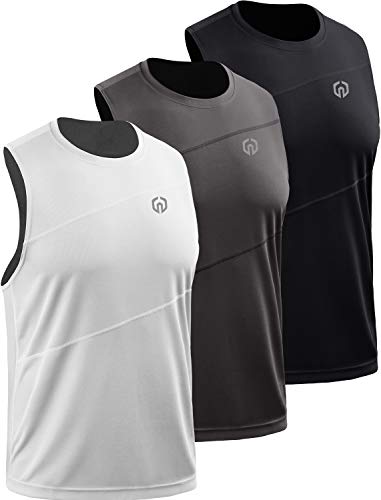 NELEUS Men's Dry Fit Workout Running Muscle Tank Top