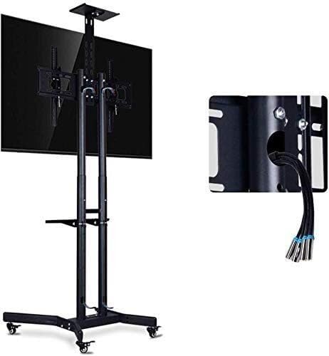 Soporte móvil ajustable para TV con ruedas giratorias miniatura 6