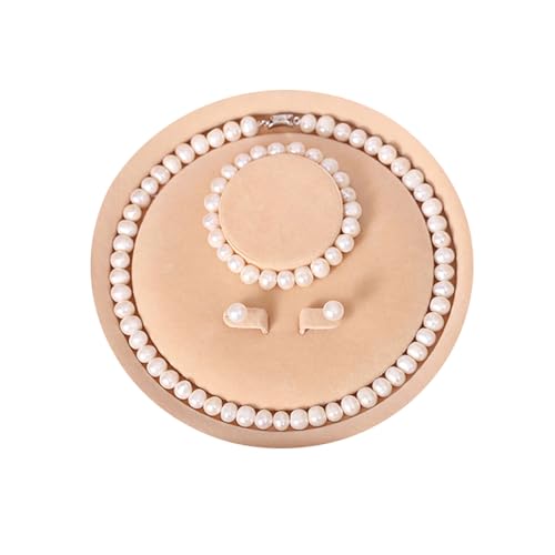 Qapawe Natural Freshwater Pearl Necklace Set For Women | Including Pearl Bracelet And Pearls Earrings | White Pearls Jewelry Set For Mother cover