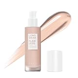 AVVA VISION Longwear Flawless Liquid Foundation Full Coverage Matte Lightweight Poreless Natural True Skin Tone, Fair Ivory, 1 fl. oz.