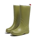 [ｕｒｉｃｃａ＼ウリッカ] オリーブ 【36】23.0cm レインブーツ 長靴 レディース 靴 雨 梅雨 台風 対策 雪 ミドル丈 完全防水 梅雨 アウトドア 防滑 農作業 ガーデニング 防水靴 ^bm1212^