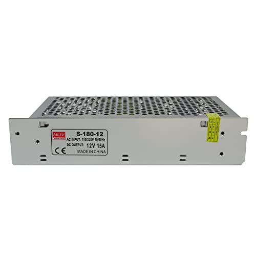 12V 15 A Dc Power Supply Universal Regulated Switching Ac To Dc Converter,110V/220V Ac To Dc 12V Led Driver Low Voltage Transformer For Cctv,Radio,Computer Project, 3D Printer,Led Driver #TOP4