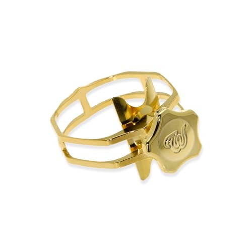 Theo Wanne Enlightened Saxophone Ligature with Premium Gold Finish for Soprano, Alto, Tenor & Baritone Mouthpieces - Innovative Design for Saxophone and Clarinet Players - Size EAXPack of 1