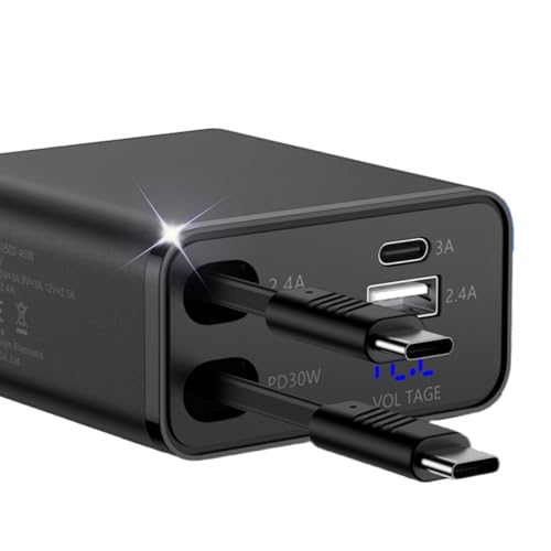 yԍڏ[d 45W }[d PDΉzJ[`[W[ 4|[g USB-C & USB-A{Type-CLkP[u 2{ X}z/^ubg/XCb`Ή d\t  12V/24Vԗp /Galaxy/Android/PixelΉ