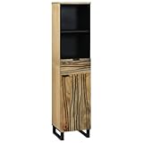 Photo Gallery llezkbr armadietti & stoccaggio-mobili vanity - mobiletto da bagno marrone 38 x 33 x 160 cm legno di mango massiccio Photo Gallery llezkbr armadietti & stoccaggio-mobili vanity - mobiletto da bagno marrone 38 x 33 x 160 cm legno di mango massiccio