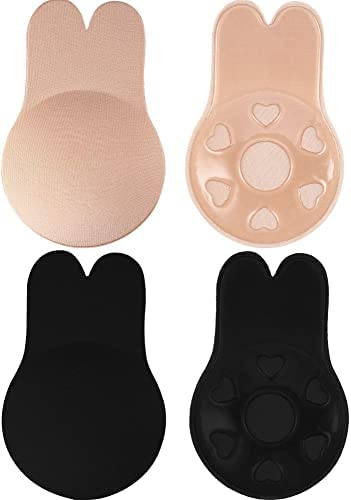 ficerie Sticky Adhesive Invisible Nipple Cover Bra for Women – Backless Strapless Stick-On Bra with Front Closure – Reusable Push-Up Silicone Cups for Party, Wedding & Dress Wear -Parent-picture-20