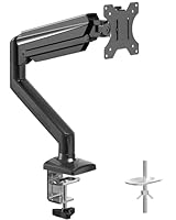 suptek Monitor Halterung für 13-32 Zoll LED LCD Bildschirm bis zu 9 kg, Monitor Arm mit Gasfeder, 360° Drehbar Höhenverstellbar Schwenkbar Neigbar, Monitorhalterung VESA 75x75/100x100 mm, MD01A