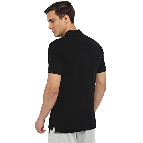 Image of OFF LIMITS Men Colourblocking Cotton Polo T- Shirt