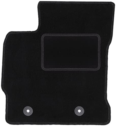 Wielganizator Tapis de Sol Noir pour Toyota Auris II Hybrid Hatchback, Break (2012-2018) - Tapis de Sol côté conducteur - Tapis de Voiture en Velours