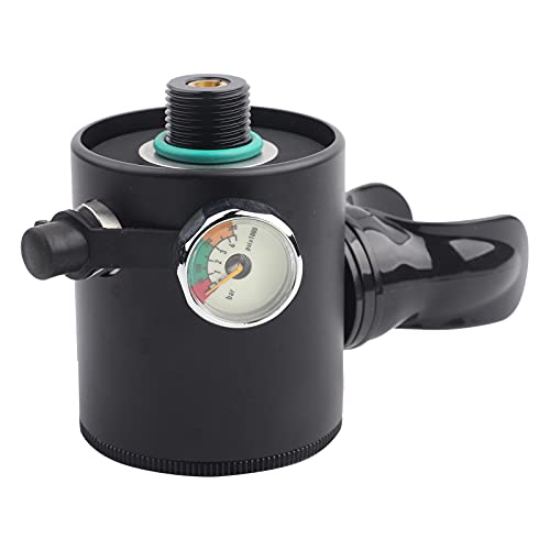 Cabezales de respiración para buceo de aluminio y adaptador de presión constante 0.5L