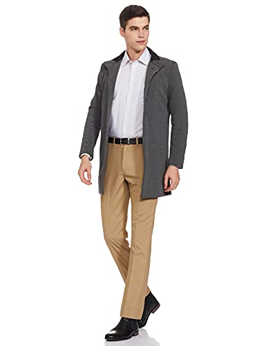 Image of Marks & Spencer Mens Solid Polyester Blend Collared Neck Regular Fit Easy Iron Shirt (Pack of 2)