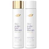 Dove Scalp + Hair Therapy Set – Density Boost Clarifying Shampoo and Strengthening Conditioner with Vitamins B3 & E, Zinc & Peptides, 9.25 Oz Ea (2 Piece Set)