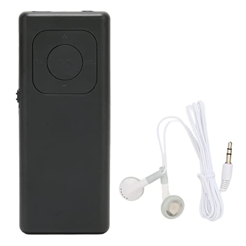 Tomantery Reproductor de MP3, Mini Reproductor de Música Portátil con Sonido sin Pérdidas para Viajes, Trabajo, Estudiantes, 1,8 Pulgadas (Negro)