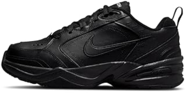 Nike Air Monarch IV (4E) - Black / Black, 9 4E US
