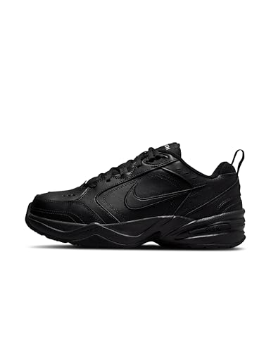 Nike Men's Air Monarch IV Training/Workout Shoes, Black/Black, 14 Extra Wide
